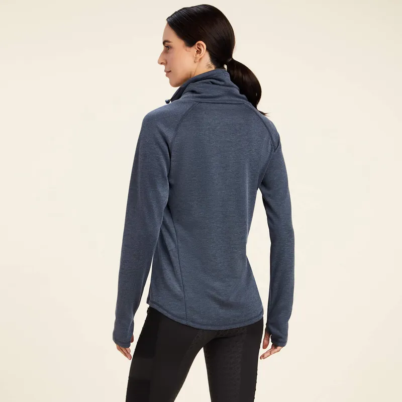 Ariat Women's Canny Long Sleeve Top - Navy Eclipse-1